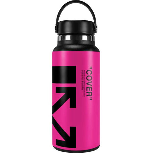 Black and Pink Arrows Hydro Flask 32oz Wide Mouth Skin