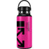 Black and Pink Arrows Hydro Flask 32oz Wide Mouth Skin