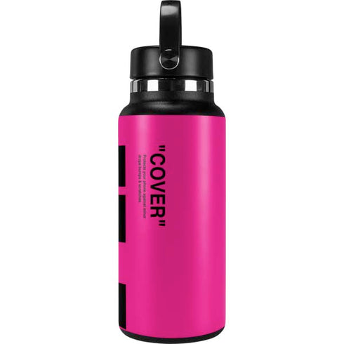 Black and Pink Arrows Hydro Flask 32oz Wide Mouth Skin
