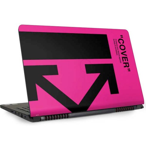 Black and Pink Arrows Dell Inspiron Skin
