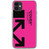 Black and Pink Arrows iPhone 11 Clear Case