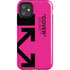 Black and Pink Arrows iPhone 11 Impact Case