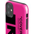 Black and Pink Arrows iPhone 11 Impact Case