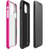 Black and Pink Arrows iPhone 11 Impact Case