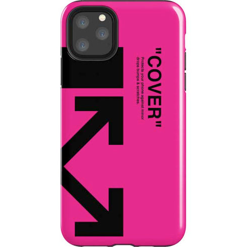 Black and Pink Arrows iPhone 11 Pro Max Impact Case