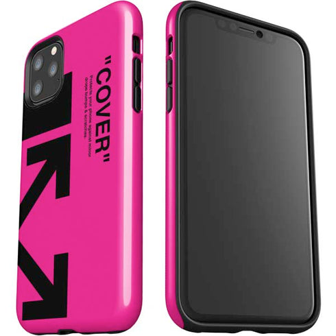 Black and Pink Arrows iPhone 11 Pro Max Impact Case
