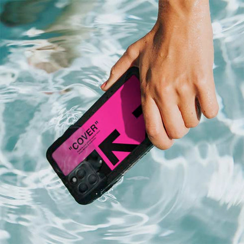 Black and Pink Arrows iPhone 11 Pro Max Waterproof Case