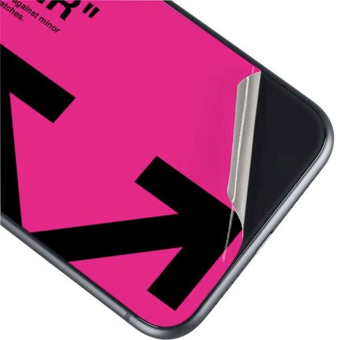 Black and Pink Arrows iPhone 11 Skin