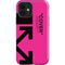 Black and Pink Arrows iPhone 12 Impact Case