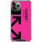 Black and Pink Arrows iPhone 12 Pro Clear Case