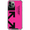 Black and Pink Arrows iPhone 12 Pro Max Clear Case