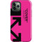 Black and Pink Arrows iPhone 12 Pro Max Impact Case