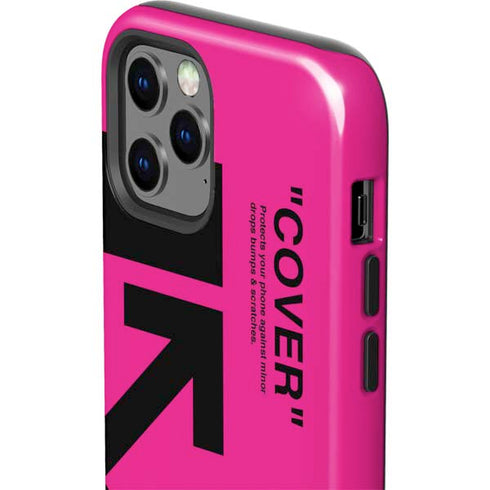 Black and Pink Arrows iPhone 12 Pro Max Impact Case