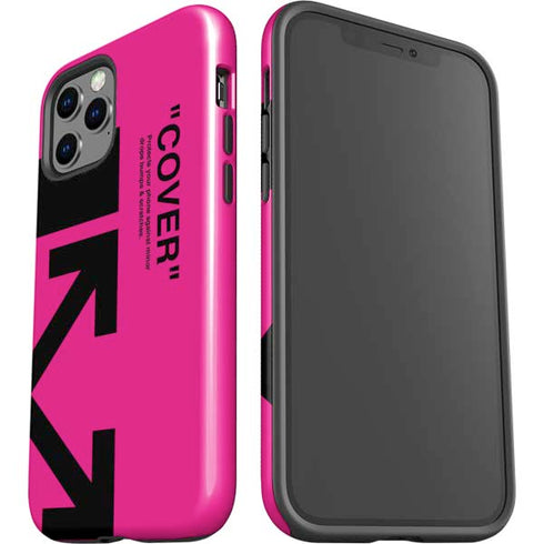 Black and Pink Arrows iPhone 12 Pro Max Impact Case