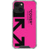 Black and Pink Arrows iPhone 13 Mini Clear Case