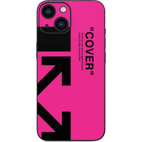 Black and Pink Arrows iPhone 13 Mini Skin