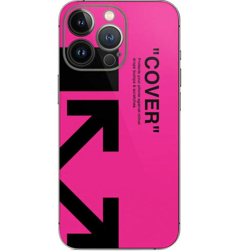 Black and Pink Arrows iPhone 13 Pro Skin