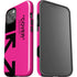 Black and Pink Arrows iPhone 15 Plus Impact Case