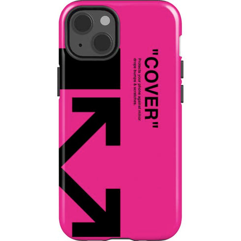 Black and Pink Arrows iPhone 15 Impact Case