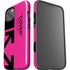 Black and Pink Arrows iPhone 14 Impact Case