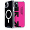 Black and Pink Arrows iPhone 14 Plus MagSafe Case