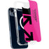 Black and Pink Arrows iPhone 15 Plus MagSafe Case
