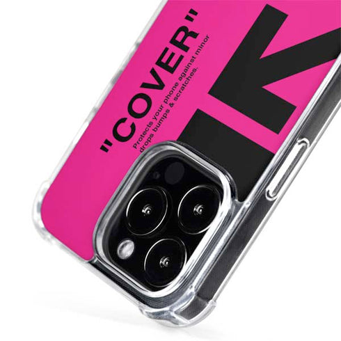 Black and Pink Arrows iPhone 15 Pro MagSafe Case