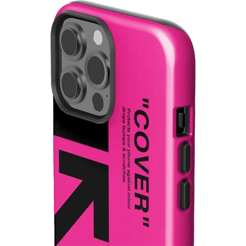 Black and Pink Arrows iPhone 15 Pro Max Impact Case