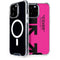 Black and Pink Arrows iPhone 15 Pro Max MagSafe Case