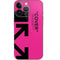 Black and Pink Arrows iPhone 14 Pro Skin
