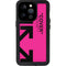 Black and Pink Arrows iPhone 14 Pro Waterproof Case