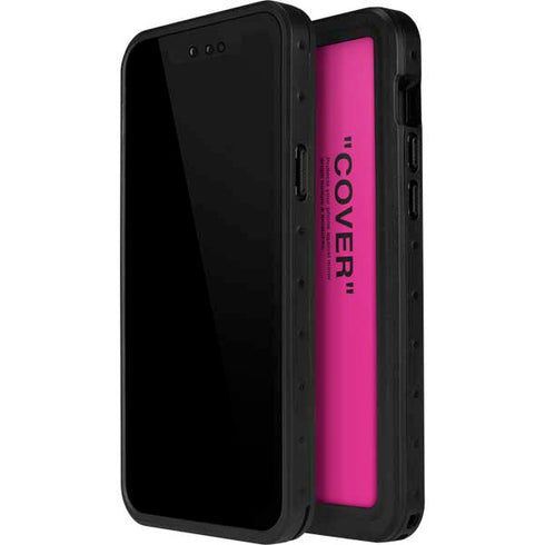 Black and Pink Arrows iPhone 15 Pro Waterproof Case