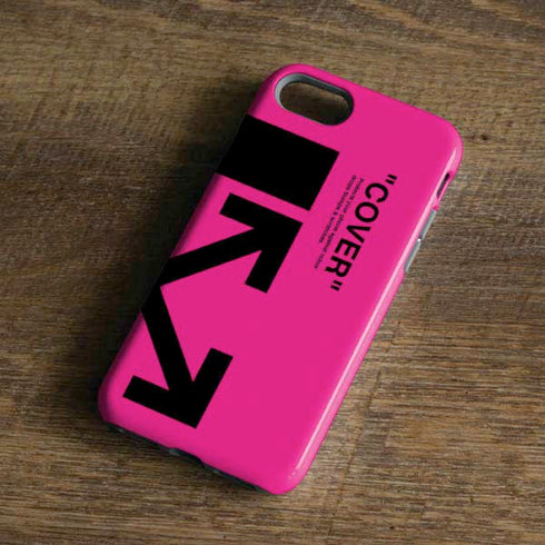 Black and Pink Arrows iPhone 7 Pro Case