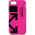 Black and Pink Arrows iPhone 8 Pro Case