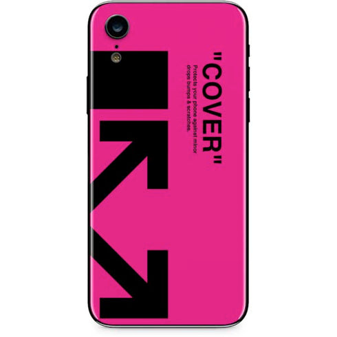 Black and Pink Arrows iPhone XR Skin