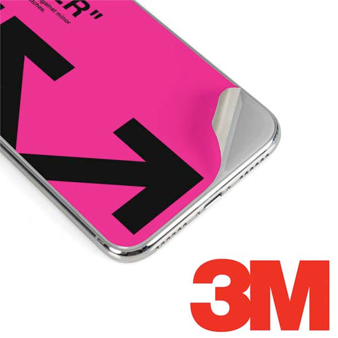 Black and Pink Arrows iPhone XR Skin