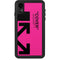 Black and Pink Arrows iPhone XR Waterproof Case