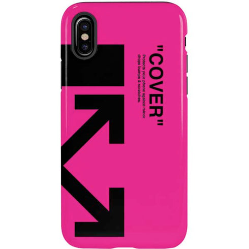 Black and Pink Arrows iPhone XS Pro Case