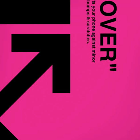 Black and Pink Arrows iPhone XS Skin