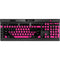 Black and Pink Arrows K95 RGB PLATINUM Mechanical Gaming Keyboard Skin