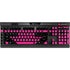 Black and Pink Arrows K95 RGB PLATINUM Mechanical Gaming Keyboard Skin