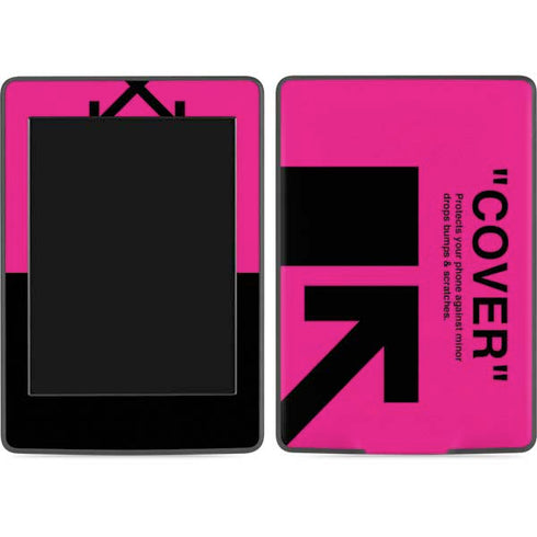 Black and Pink Arrows Amazon Kindle Skin