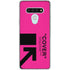 Black and Pink Arrows LG Stylo 6 Clear Case