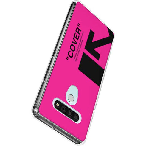 Black and Pink Arrows LG Stylo 6 Clear Case