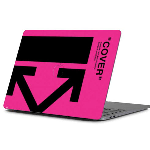Black and Pink Arrows Apple MacBook Pro 13-inch Skin