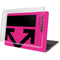 Black and Pink Arrows MacBook Pro 13in (2020) Case plus Skin