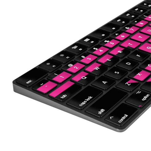 Black and Pink Arrows Magic Keyboard with Numeric Keypad Skin