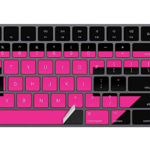 Black and Pink Arrows Magic Keyboard with Numeric Keypad Skin