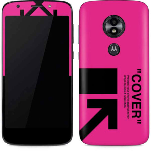 Black and Pink Arrows Moto E5 Play Skin