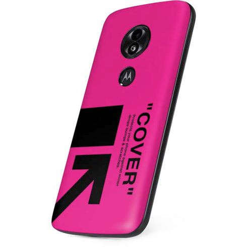 Black and Pink Arrows Moto E5 Play Skin